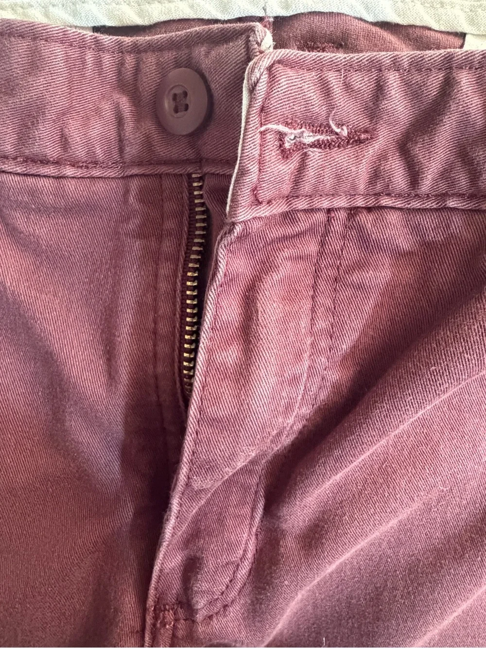 Vans Authentic Chino Straight Pants - Port/Maroon - Picture 7 of 10